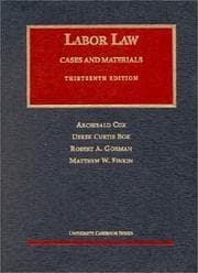 Tapa de Labor law