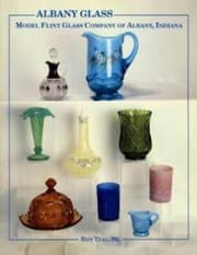 Tapa de Albany Glass: Model Flint Glass Company of Albany, Indiana