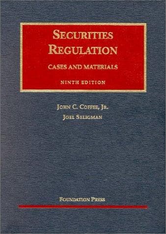 Tapa de Securities regulation