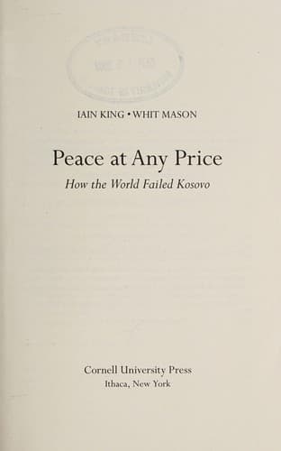 Tapa de Peace at any price