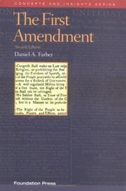 Tapa de The First Amendment