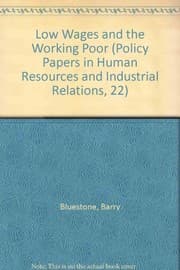 Tapa de Low wages and the working poor
