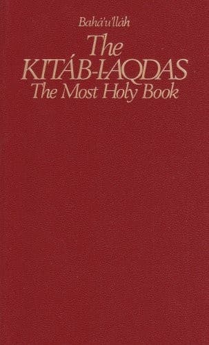 Tapa de Kitāb al-Aqdas