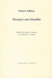 Tapa de Essays on Goethe
