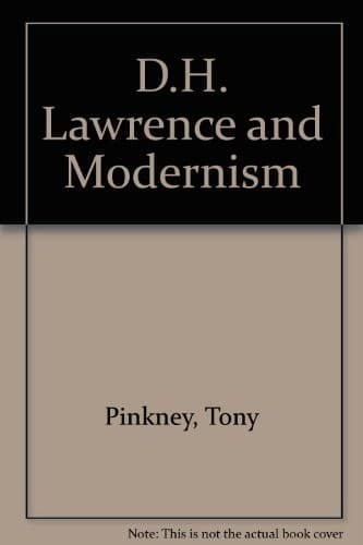 Tapa de D.H. Lawrence and modernism