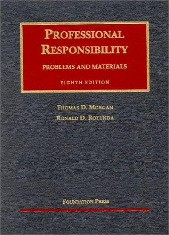 Tapa de Professional Responsibllity