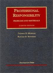 Tapa de Professional responsibility
