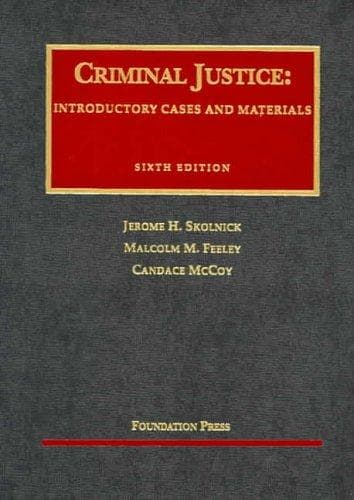 Tapa de Criminal justice
