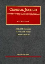 Tapa de Criminal justice
