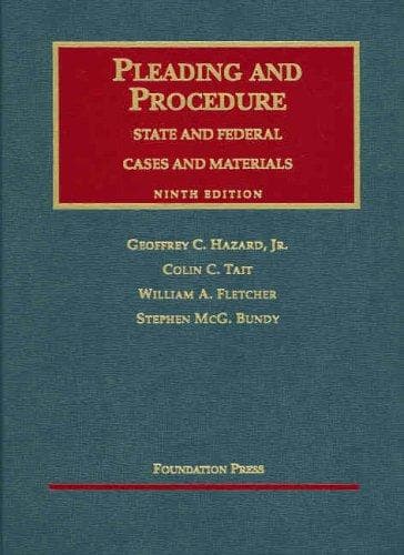 Tapa de Pleading and procedure