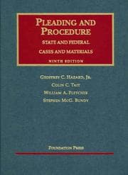 Tapa de Pleading and procedure