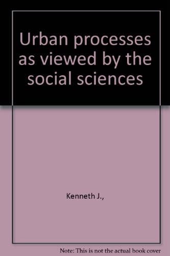 Tapa de Urban processes as viewed by the social sciences
