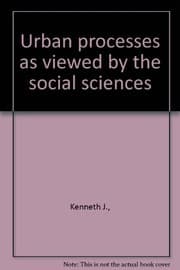 Tapa de Urban processes as viewed by the social sciences