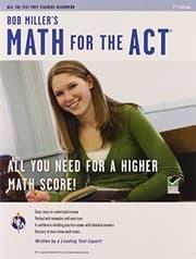 Tapa de Math for the ACT 2nd Ed., Bob Miller's (SAT PSAT ACT (College Admission) Prep)