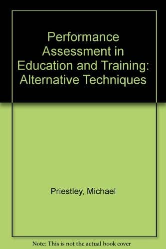 Tapa de Performance assessment in education and training