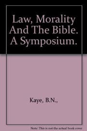 Tapa de Law, morality, and the Bible