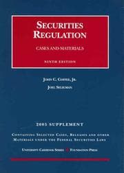Tapa de Securities Regulation 2005 Supplement