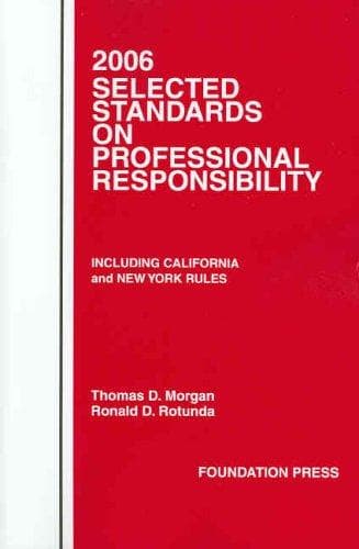 Tapa de 2006 Selected Standards on Professional Responsibility