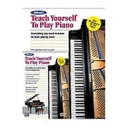 Tapa de Alfred's Teach Yourself to Play Piano: Everything You Need to Know to Start Playing Now!, Book & DVD (Teach Yourself Series)