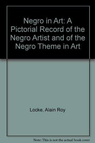 Tapa de The Negro in art