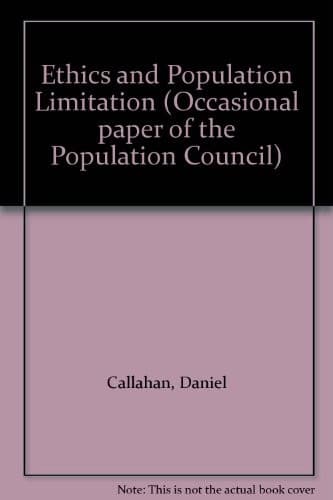 Tapa de Ethics and population limitation