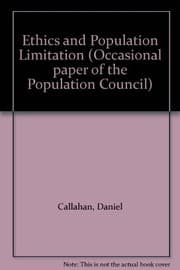 Tapa de Ethics and population limitation