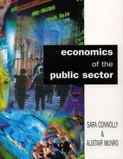 Tapa de Economics of the Public Sector
