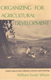 Tapa de Organizing for agricultural development