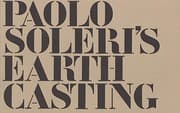 Tapa de Paolo Soleri's Earth casting
