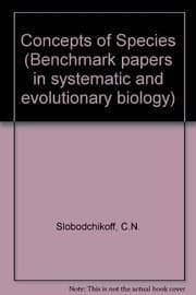 Tapa de Concepts of species