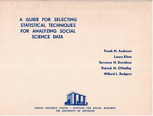 Tapa de A Guide for selecting statistical techniques for analyzing social science data