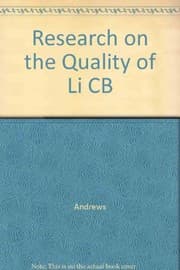 Tapa de Research on the quality of life