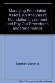 Tapa de Managing foundation assets