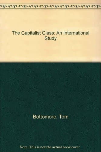 Tapa de The Capitalist Class: An International Study