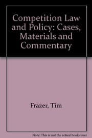 Tapa de Competition law and policy