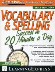 Tapa de Vocabulary & spelling success in 20 minutes a day