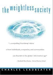Tapa de The weightless society