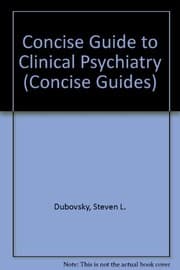 Tapa de Concise guide to clinical psychiatry