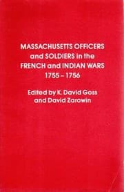 Tapa de Massachusetts officers and soldiers in the French and Indian Wars, 1755-1756