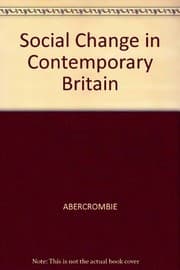 Tapa de Social change in contemporary Britain