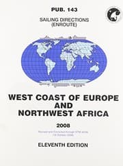 Tapa de Pub. 143 Sailing Directions:Enroute, 2008 West Coast of Europe and Northwest Africa (11th Edition)