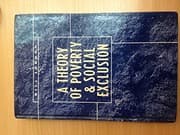 Tapa de A theory of poverty and social exclusion