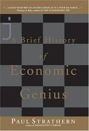 Tapa de A Brief History of Economic Genius