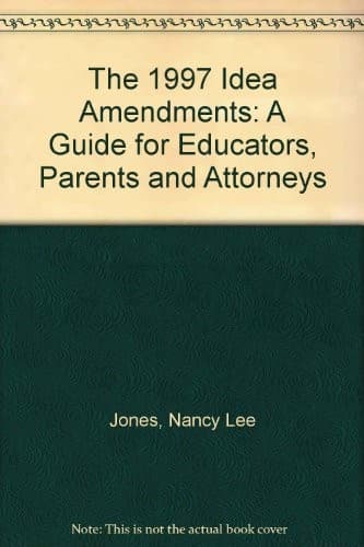 Tapa de The 1997 IDEA amendments