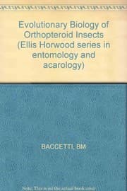 Tapa de Evolutionary biology of orthopteroid insects