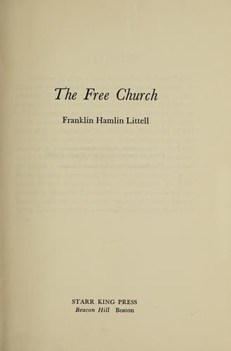 Tapa de The free church
