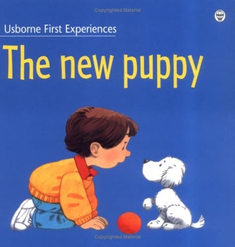 Tapa de The New Puppy (Usborne First Experiences)