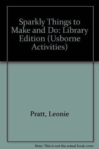 Tapa de Sparkly Things to Make and Do: Library Edition (Usborne Activities)