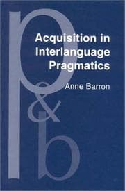 Tapa de Acquisition in interlanguage pragmatics