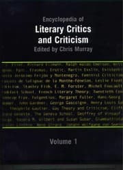 Tapa de Encyclopedia of literary critics and criticism